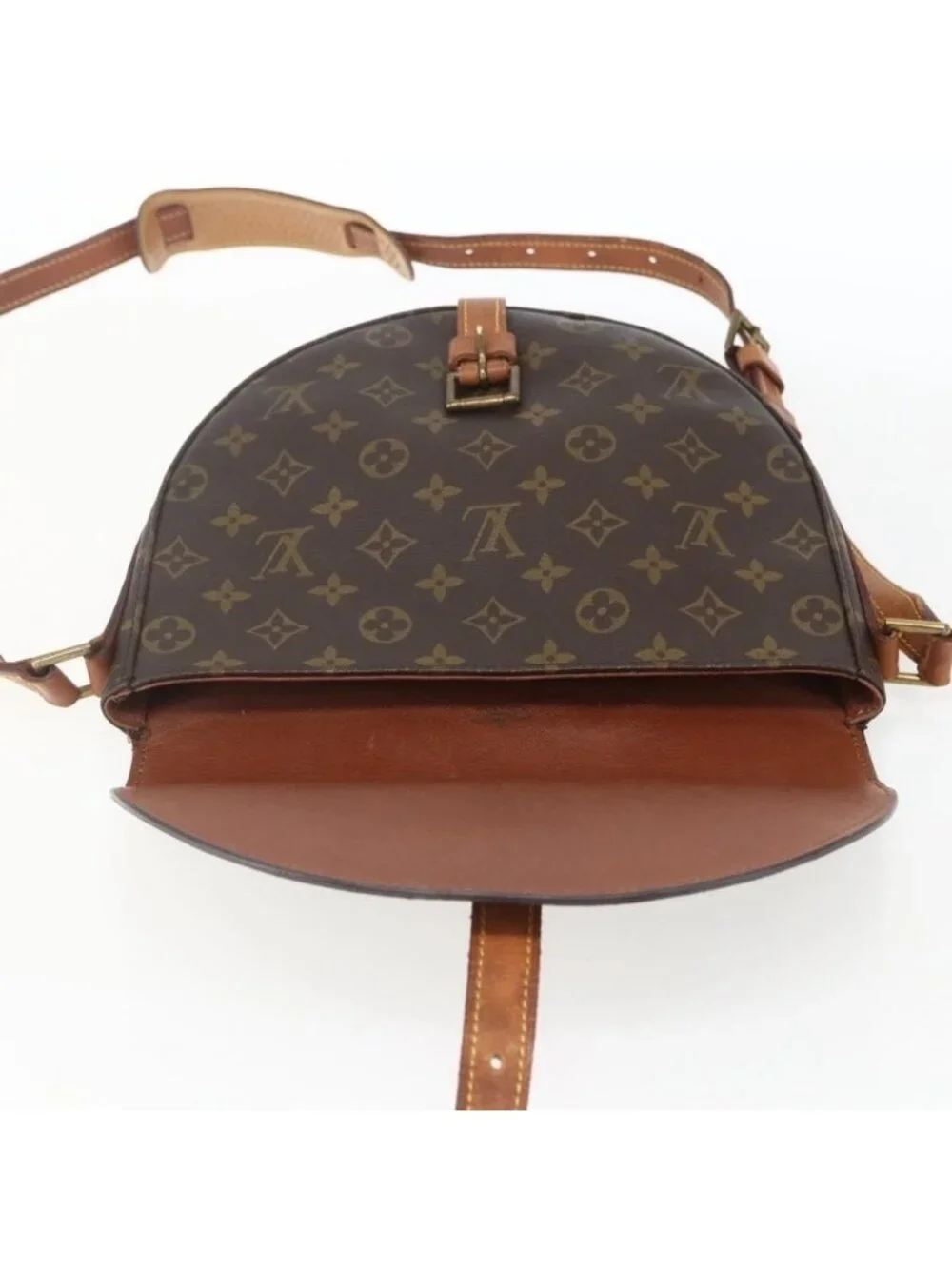 Authentic LOUIS VUITTON Monogram Chantilly GM Shoulder Bag M51232 LV